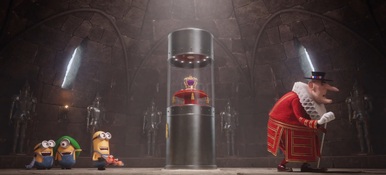 Landing minions trailer crown jewels