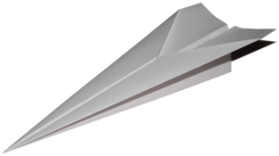 Landing paperairplane