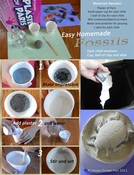 Landing how to make homemade fossils