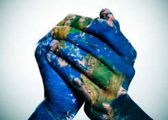 Landing world earth day