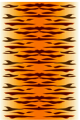 Landing tiger stripes
