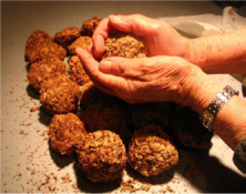 Landing fuel balls