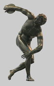 Landing 372px greek statue discus thrower 2 century ac